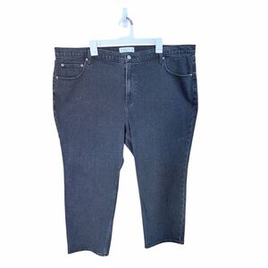 Abercrombie & Fitch Black The Ankle Straight Ultra High Rise Jeans Size 22 Short